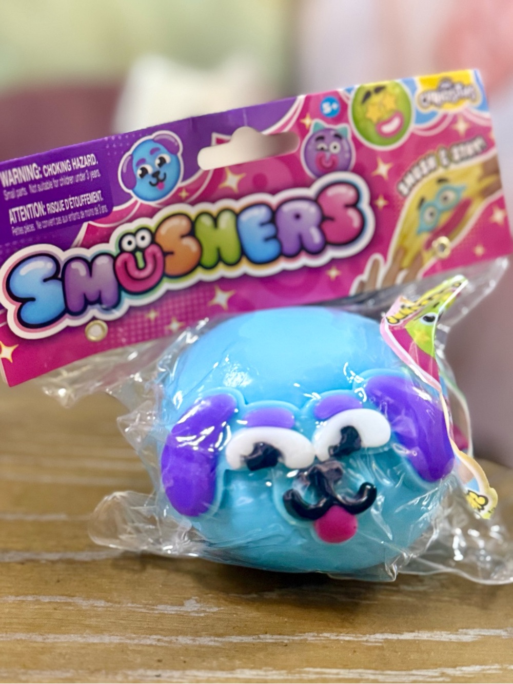 Orb Curiosities Smushers NIB Original Blue Puppy Dog
